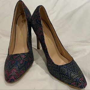 Multi-colored Chase + Chloe heels
